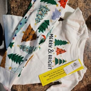 6-12 month old navy holiday pajamas